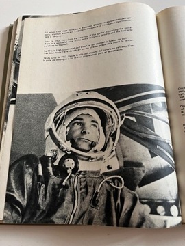 Astronaut and his land album ZSRR 1967 podbój kosmosu Gagarin Tierieszkowa