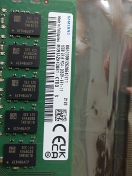 Samsung 16GB 2Rx8 DDR4 2666V-E M391A2K43BB1-CTDQ