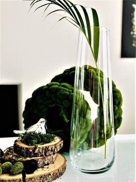 wazon szklany cylinder zweżany 50cm
