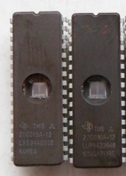 TMS27C256 27C256 EPROM UV 256k 120ns DIP28 TI