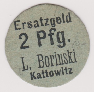 Kattowitz (Katowice), 2 Pf, b.d.