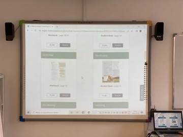 Tablica interaktywna + projektor + laptop 