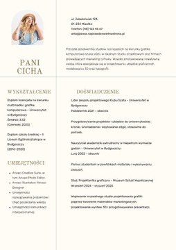 pisanie CV, tworzenie CV, korekta CV, konsultacje