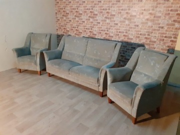 Zestaw sofa + 2 fotele