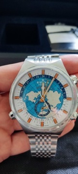 Zegarek Edox Geoscope GMT limitowany. Nowy. 