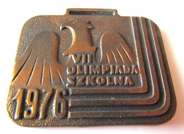 Medal plakieta VII Olimpiada Szkolna Łódź