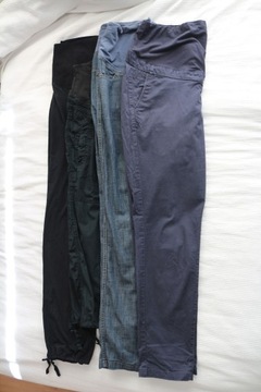 Spodnie ciążowe 4 pary H&M r. 46