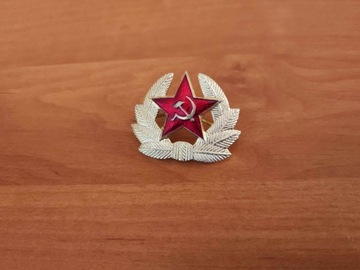 Gwiazda z czapki żołnierza ZSRR CCCP