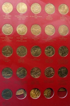 2 zł - NG komplet (21  sztuk) monet rocznik 2011