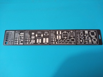 Linijka wzornik PCB