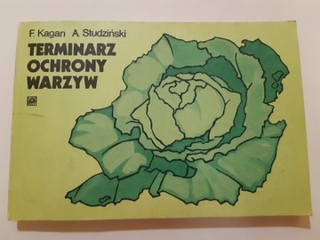 Terminarz ochrony warzyw Kagan Studziński 1986r