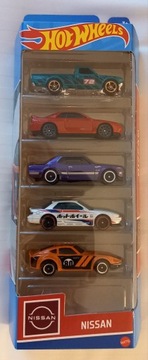 Hot Wheels 5 pak Nissan Skyline _ Nissan Silvia _