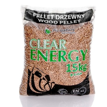 Certyfikowany Pellet drzewny Clear Energy 975 kg