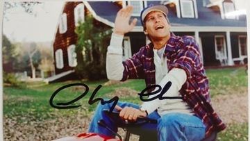 Chevy Chase oryginalny autograf 