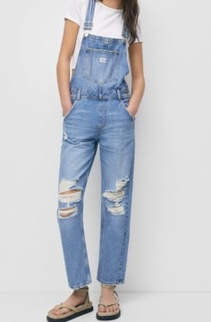 Ogrodniczki jeansowe damskie Pull&Bear