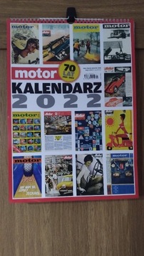 KALENDARZ MOTOR 2022 70 LAT 1952-2022