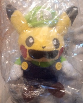 Nowa maskotka Pikachu Luigi Super Mario pluszak PL