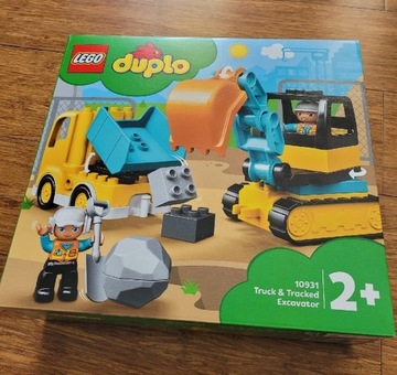 Klocki Lego DUPLO Koparka i ciężarówka 