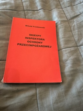 Skrypt inspektora ochrony przeciwpożarowej 