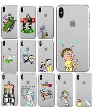 Rick i morty etui na telefon marki Apple 