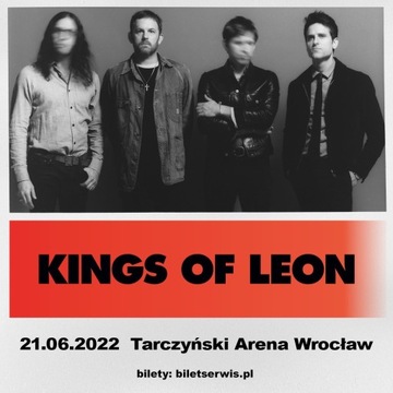 Bilety 2szt na Kings of Leon 21.0622 Wrocław, Gold