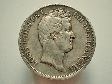 Ludwik FILIP I, 5 Francs 1831r. B