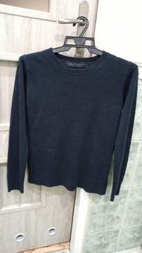 Granatowy sweter Marks & Spencer