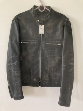 Alexander McQueen McQ Biker jacket kurtka skórzana