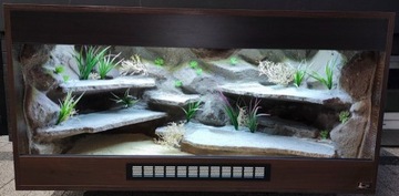 terrarium dla agamy jaszczurki 120x60x60