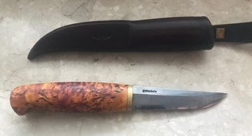 Noz finski puukko Jukka Hankala 9,4cm Lastu