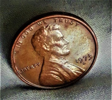 LINCOLN  CENT---1973--D--- USA