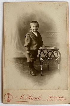 Stara fotografia dziecko chłopiec