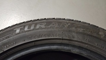 2x Bridgestone Turanza 245/45 R18 100Y 1918 3,5mm