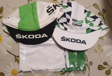 Rękawki, Czapeczki rowerowe Skoda