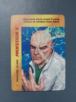 Karta do gry MARVEL OVERPOWER - PSYCHIC SCAN Professor X