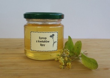 Syrop z kwiatów lipy 100% naturalny ekologiczny