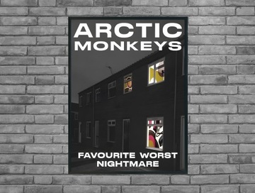Plakat arctic monkeys favourite worst nightmare