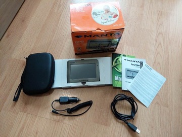 Manta GPS 430 Easy Rider, pokrowiec, kabel USB 