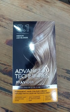 Avon farba do włosów Advance Tech. 8.1 Medium Ash Blonde 