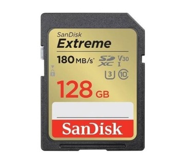 Karta pamięci SanDisk SDXC 128GB Extreme 180 MB/s