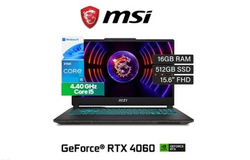 Laptop MSI Cyborg 15 RTX 4060 i5-12450H SSD 512GB