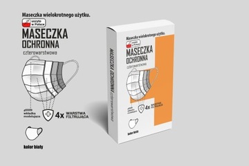 Maseczka ochronna wielokrotnego użytku