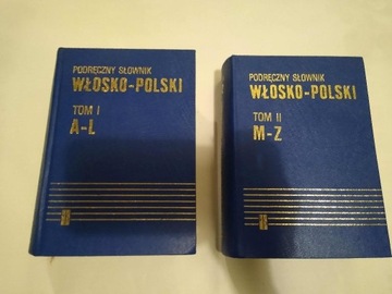 Podręczny słownik włosko-polski 2 tomy