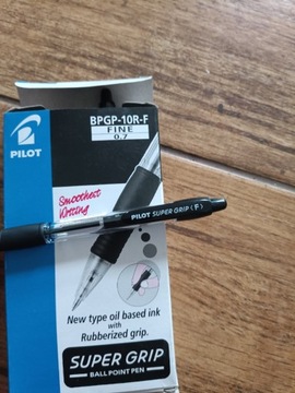 Długopis PILOT Super Grip (F) czarny SuperGrip