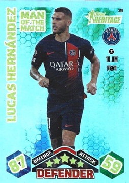 MATCH ATTAX EXTRA 2024 MAN OF THE MATCH HERNANDEZ