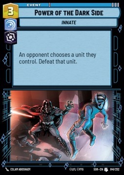 Power Of the Dark Side (Unc) Star Wars Unlimited