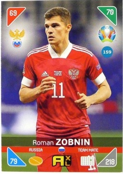 karty PANINI EURO 2020-2021 KICK OFF Zobnin 159