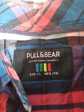 Pull & Bear męska krata L/40