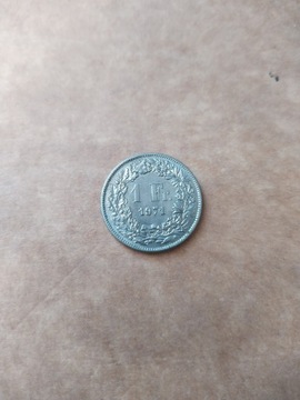 Szwajcaria 1 frank 1971
