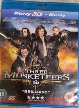 The three Musketeers in 3D Blu-ray 